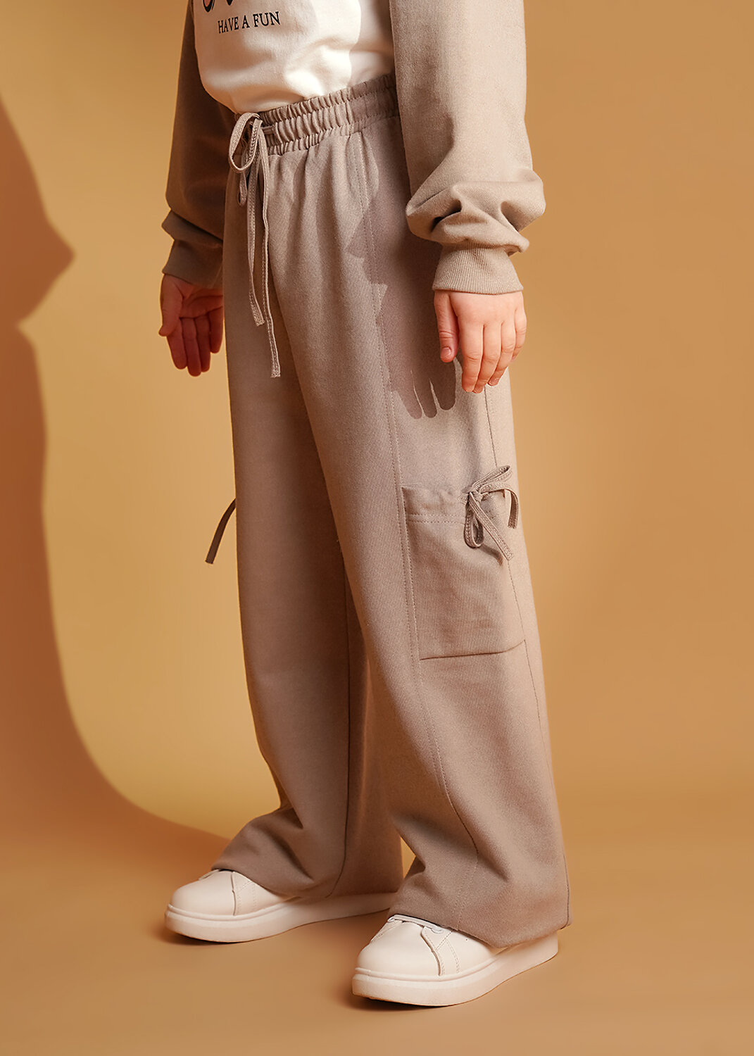 CLEVER Брюки 588839 867375/15ан св.коричневый/кофейный