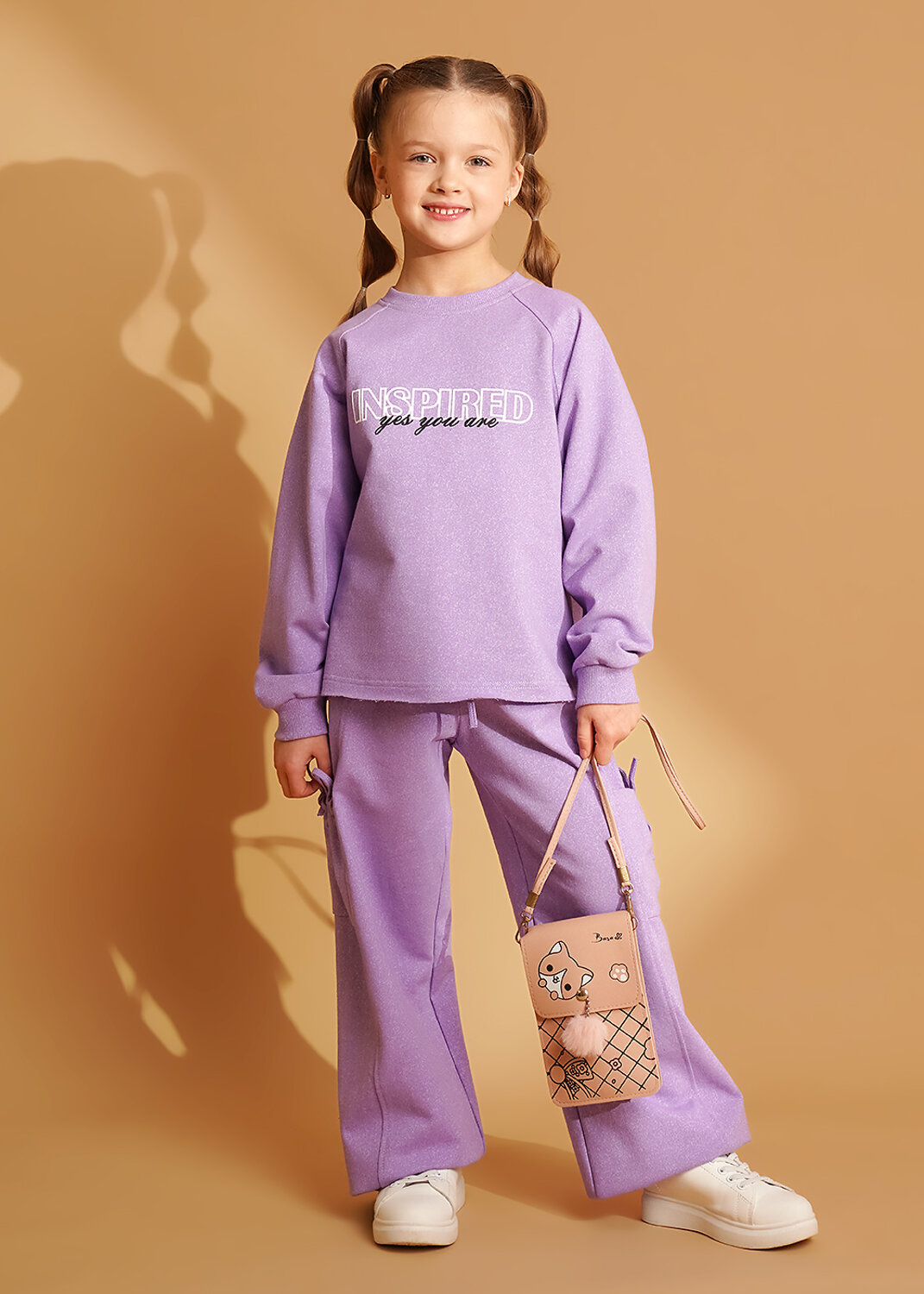 CLEVER Джемпер 588840 867416/15ан_п фиолетовый/св.фиолетовый