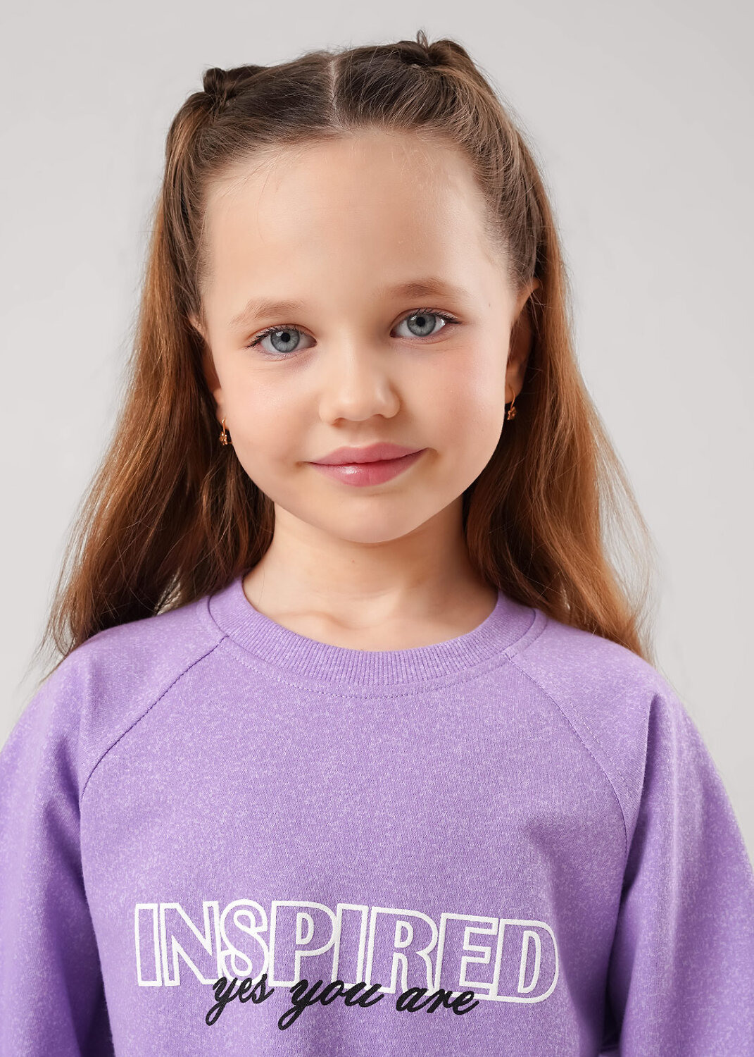 CLEVER Джемпер 588840 867416/15ан_п фиолетовый/св.фиолетовый