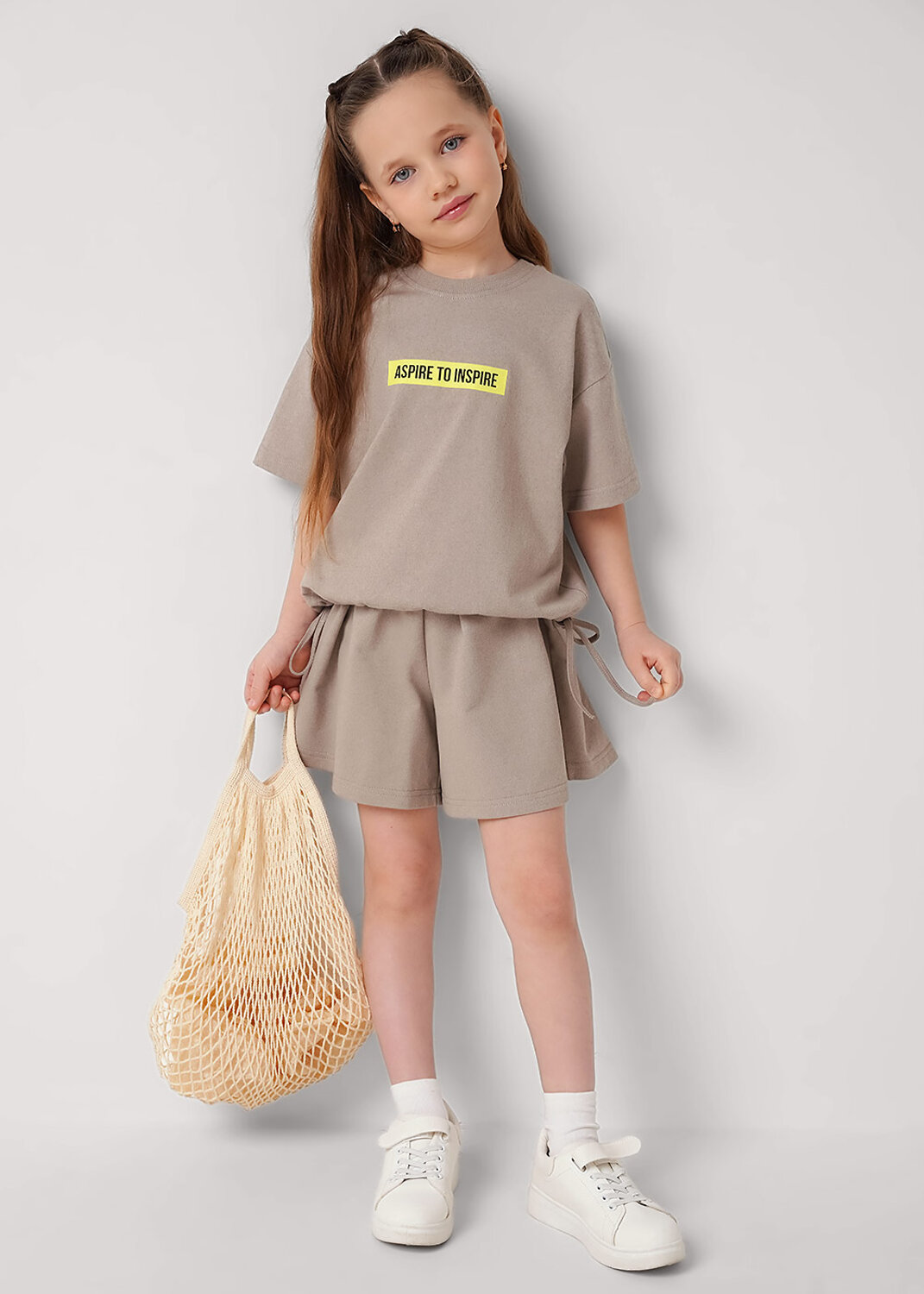 CLEVER Шорты 588856 867388/15ан св.коричневый/кофейный