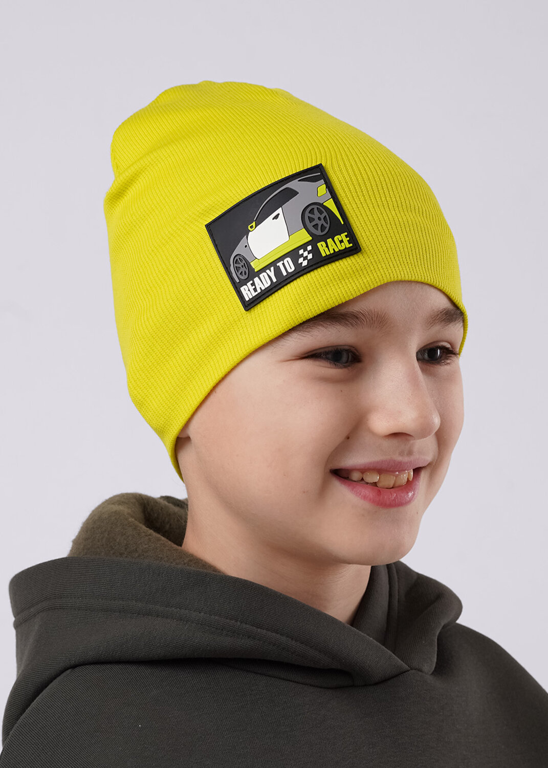 CLEVER Шапка 588864 566099ш зелёный "неон"