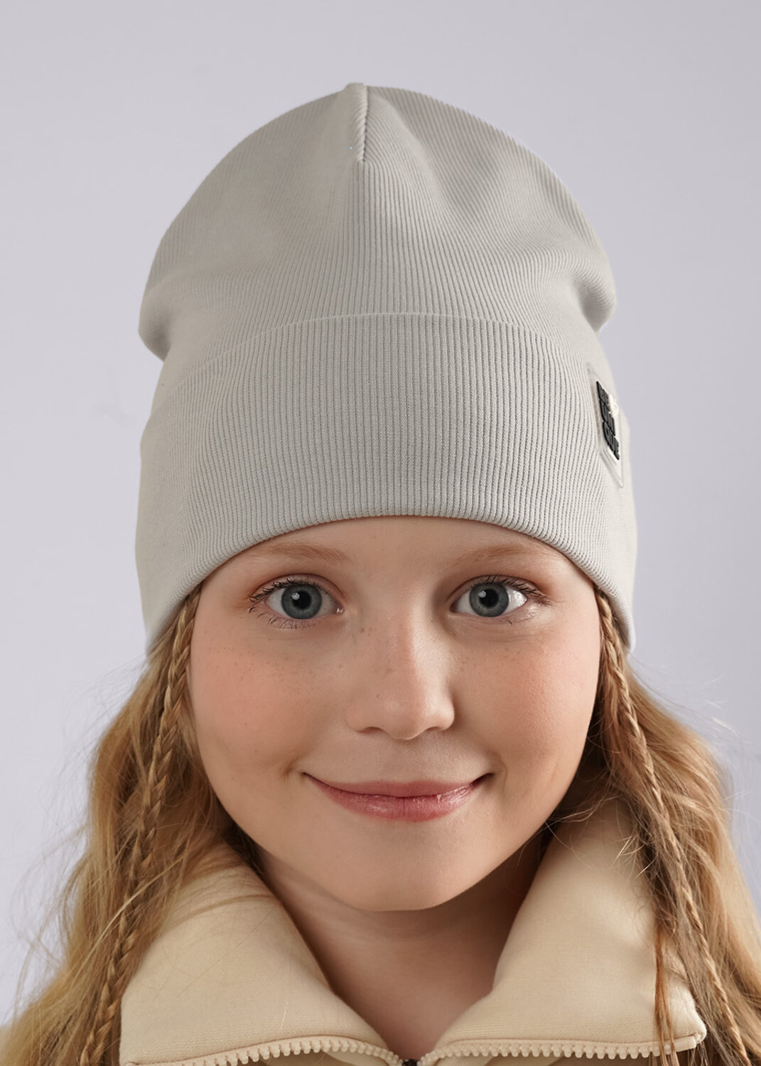 CLEVER Шапка 588866 566606ш св.серый