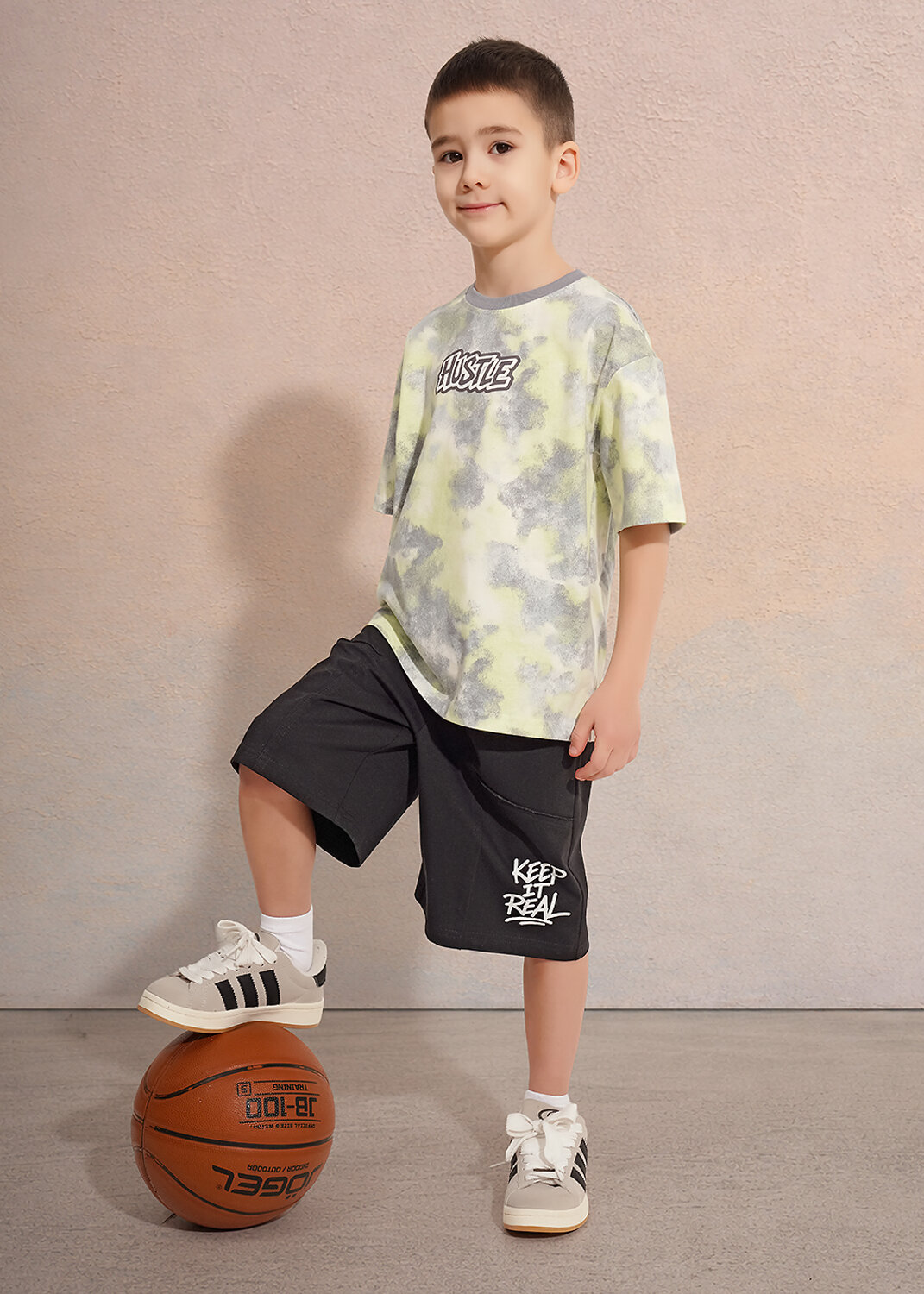 CLEVER Футболка 588875 867361/14кдн_п серый/св.зелёный