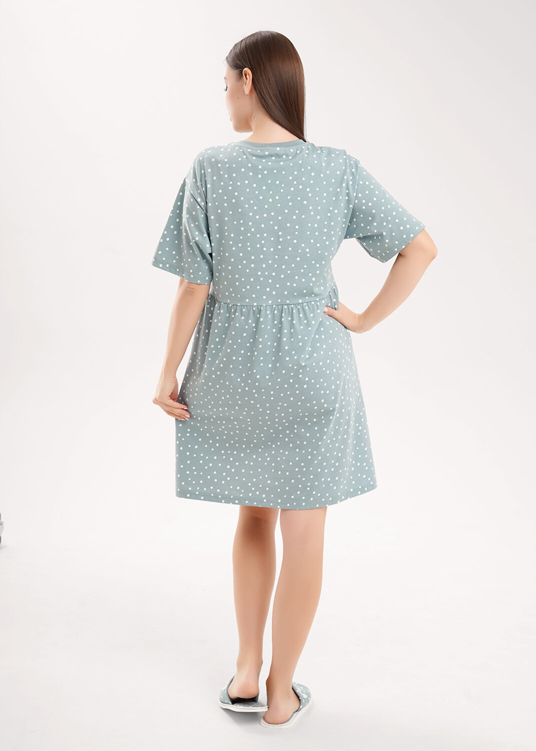 CLEVER Платье 588879 LDR26-1225 зелёный/молочный