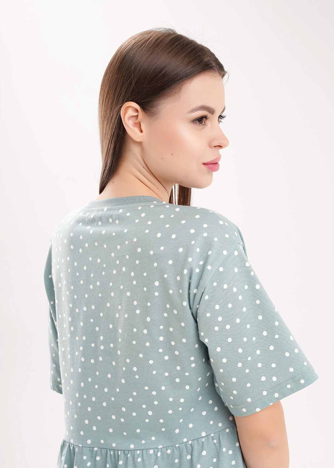 CLEVER Платье 588879 LDR26-1225 зелёный/молочный