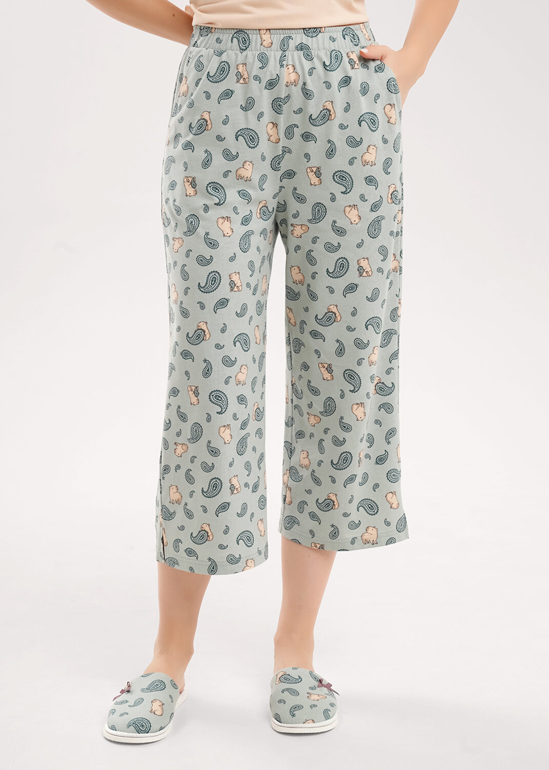 CLEVER Набор 588885 LP26-1225/2 бежевый/св.зелёный