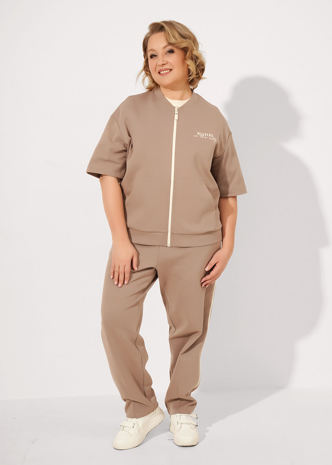 CLEVER Куртка 588889 LJ26-1230/2 т.бежевый