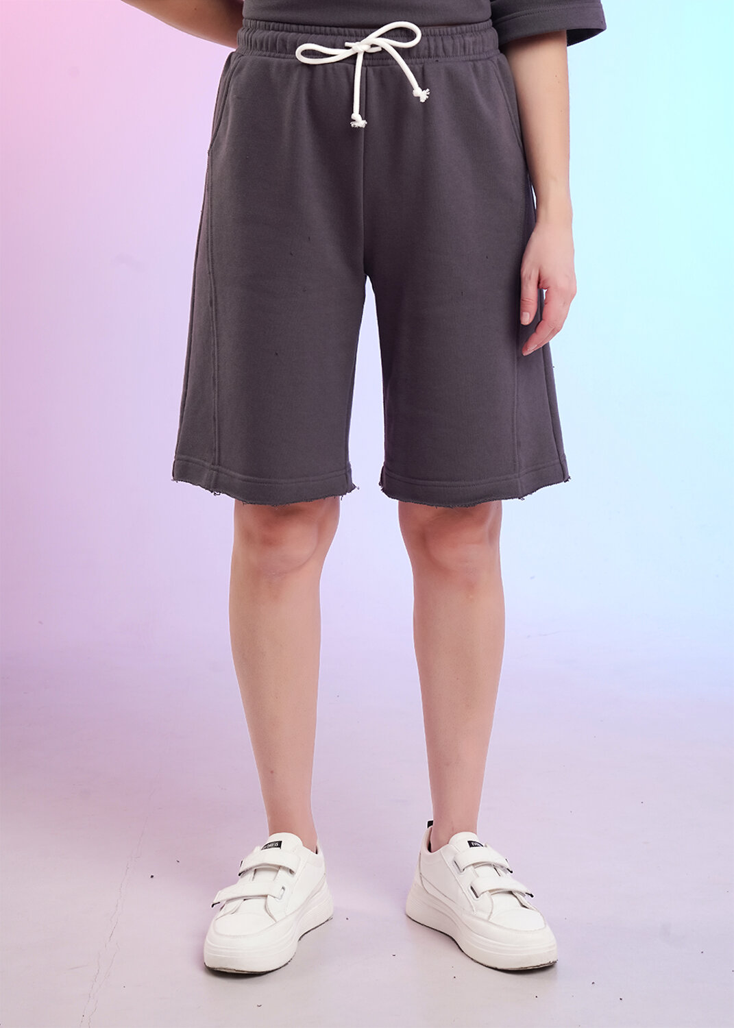 CLEVER Шорты 588903 LSH26-1229/1 т.серый