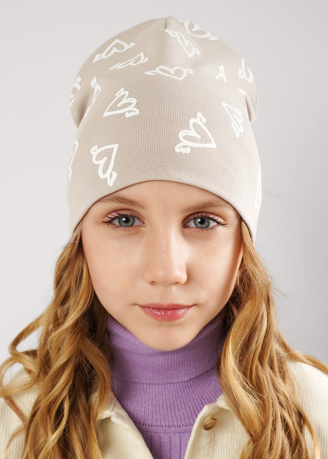 CLEVER Шапка 588912 566026/5рп св.бежевый