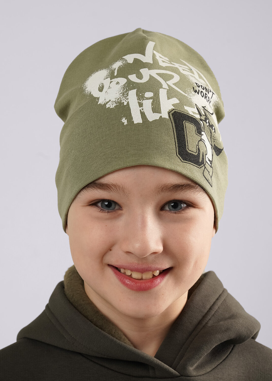 CLEVER Шапка 588918 566026/2рп хаки