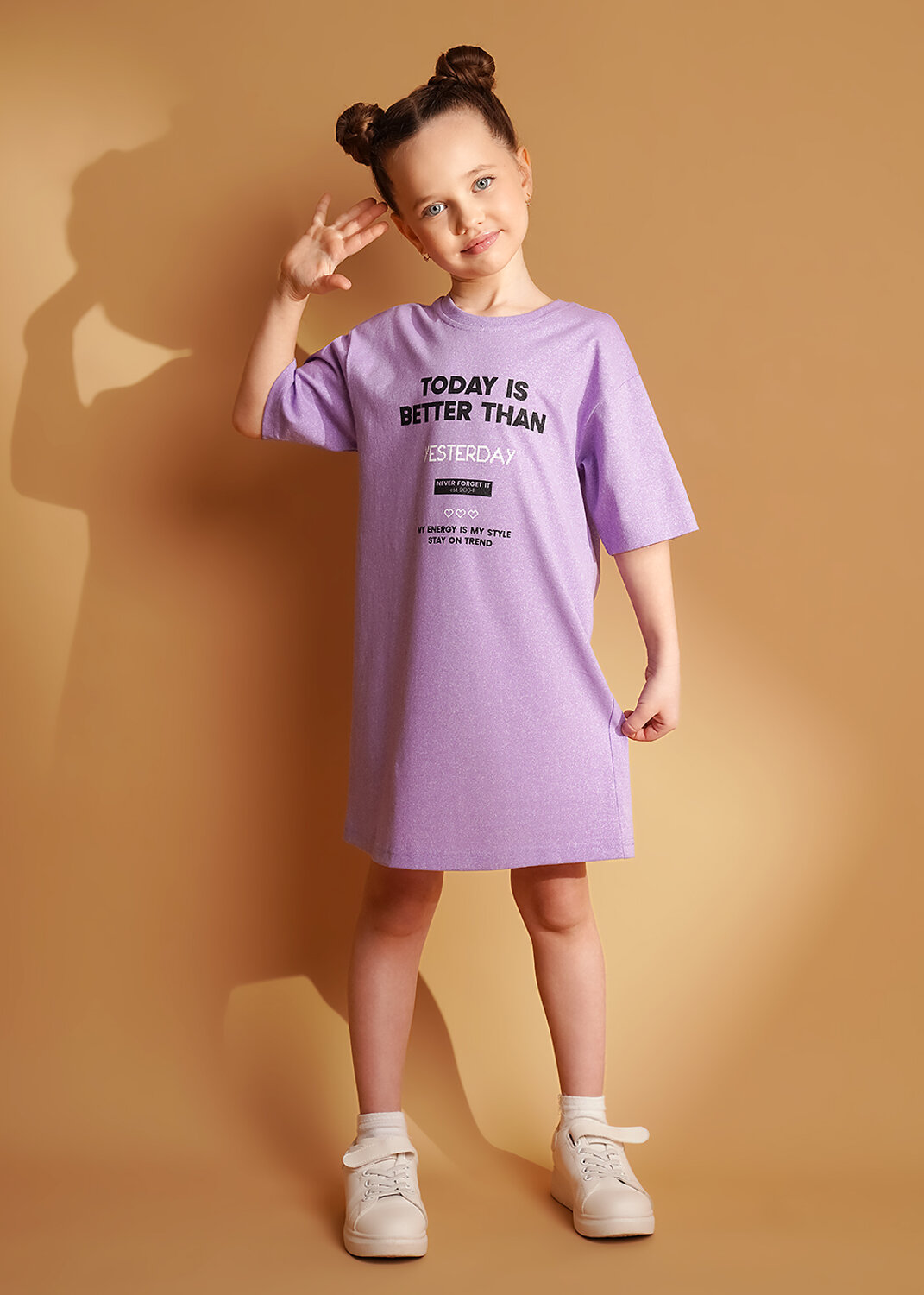 CLEVER Платье 588926 867417/15кдн_п фиолетовый/св.фиолетовый