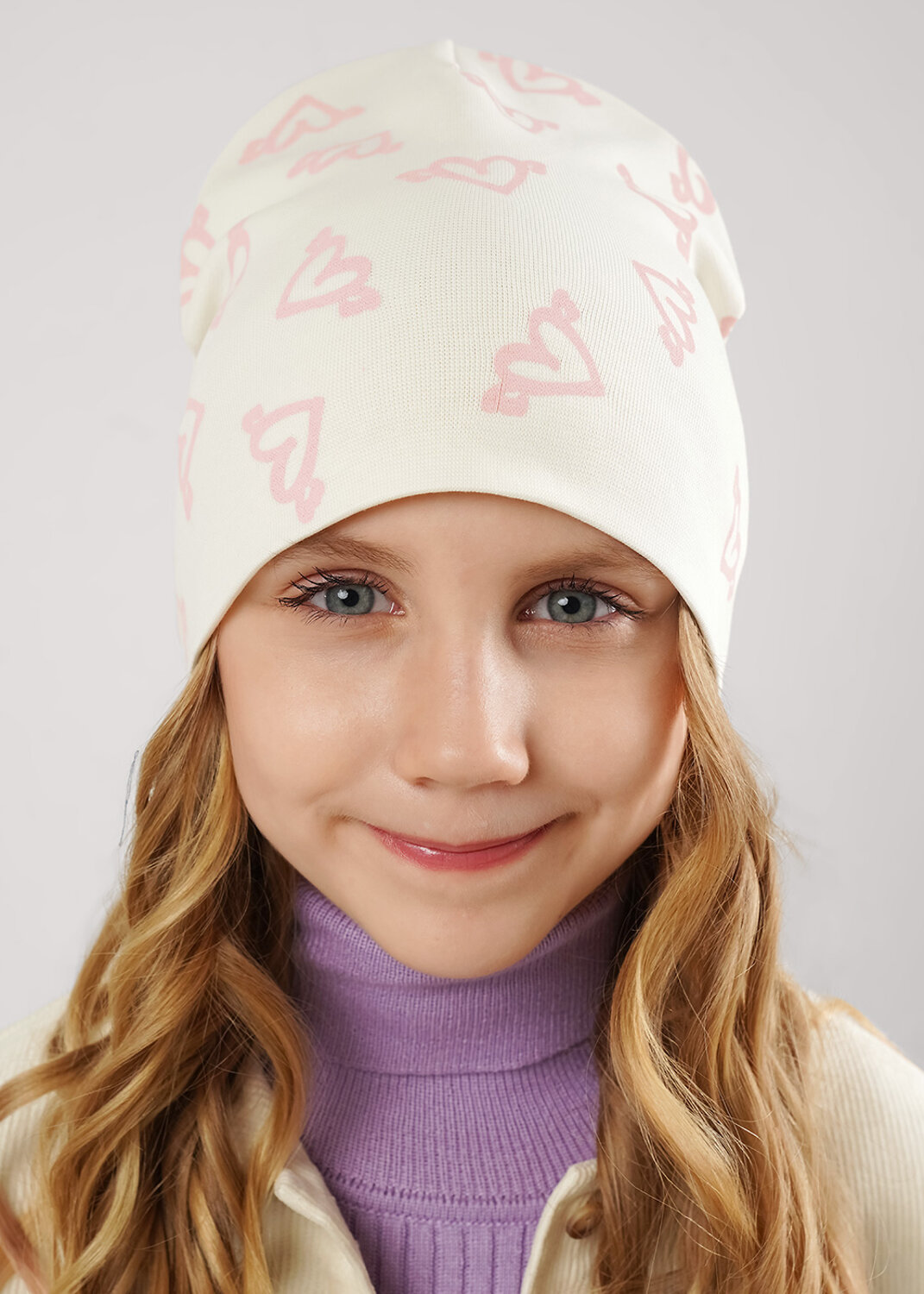 CLEVER Шапка 588935 566026/5рп молочный