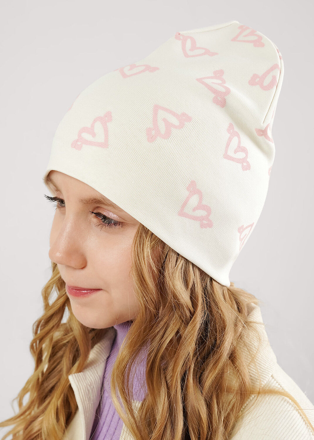 CLEVER Шапка 588935 566026/5рп молочный