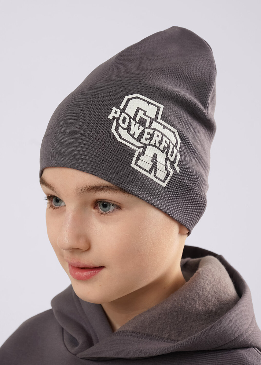 CLEVER Шапка 588936 566027/1рп т.серый