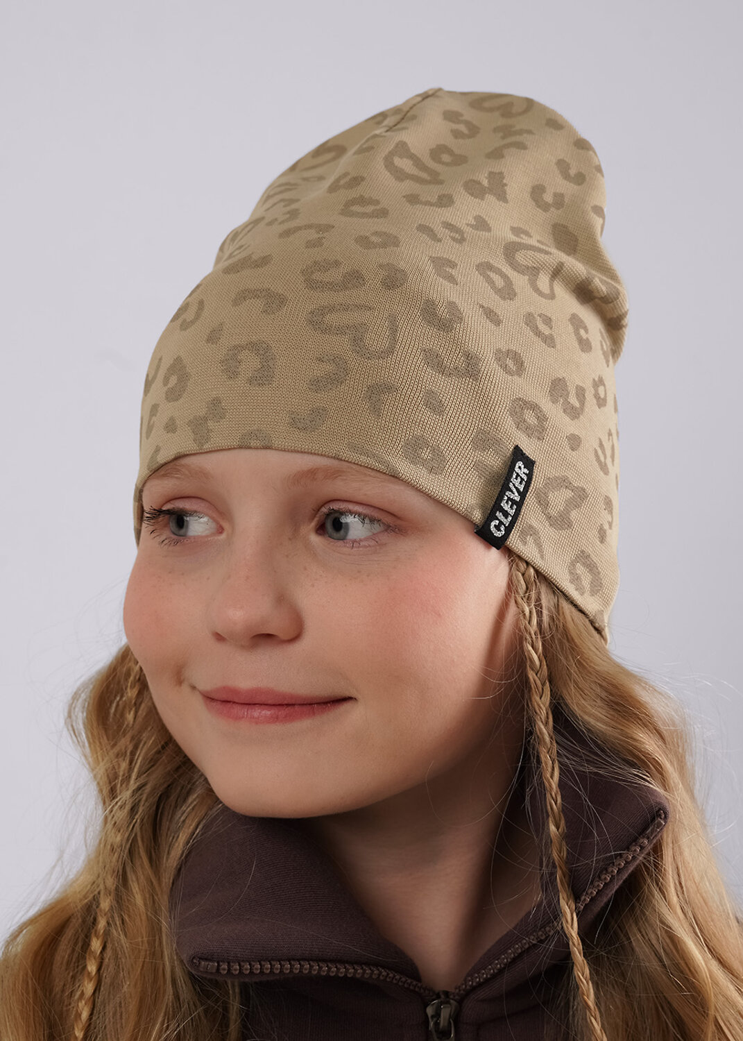 CLEVER Шапка 588944 566095/3рп т.бежевый