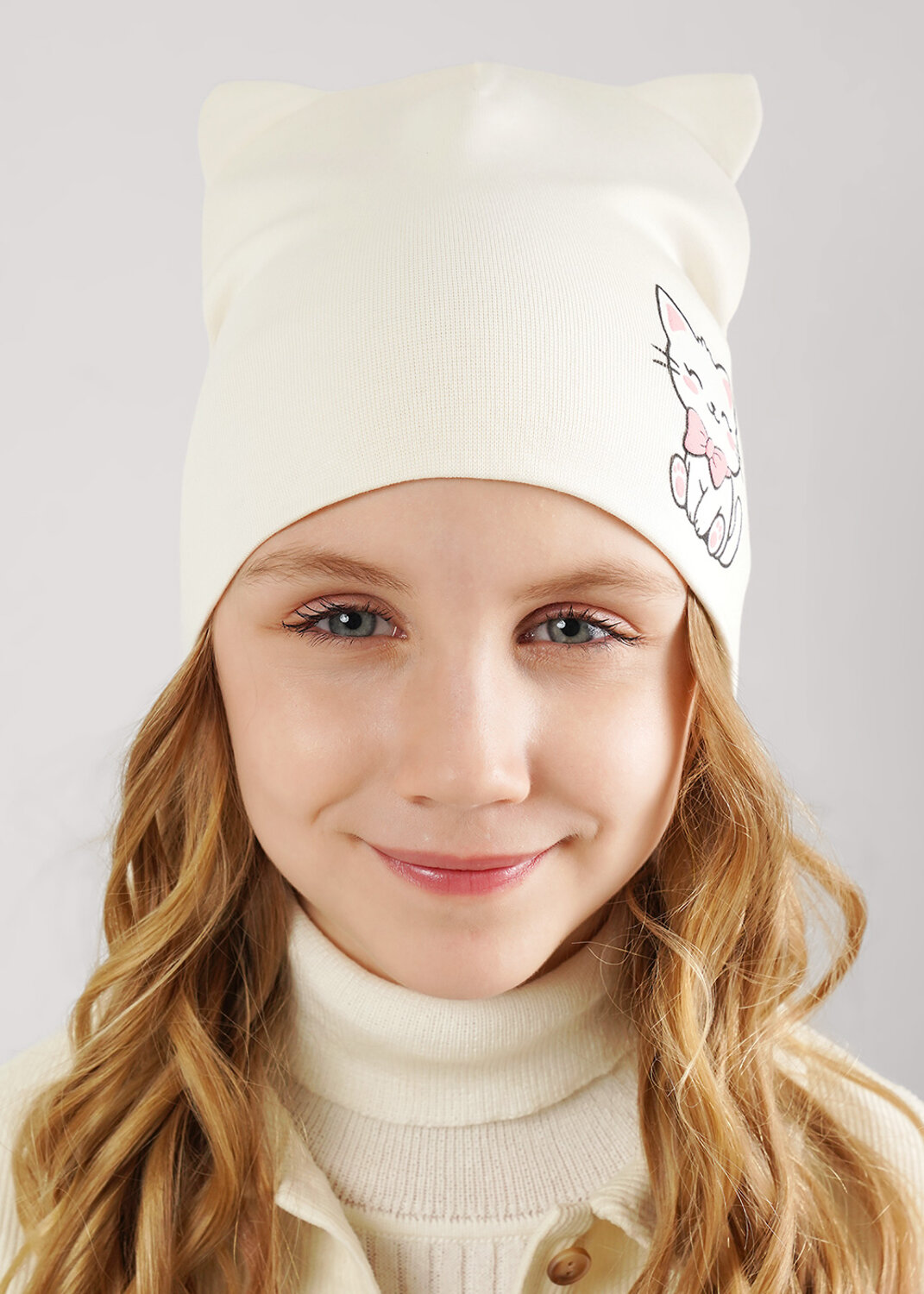 CLEVER Шапка 588945 566333/1рп молочный