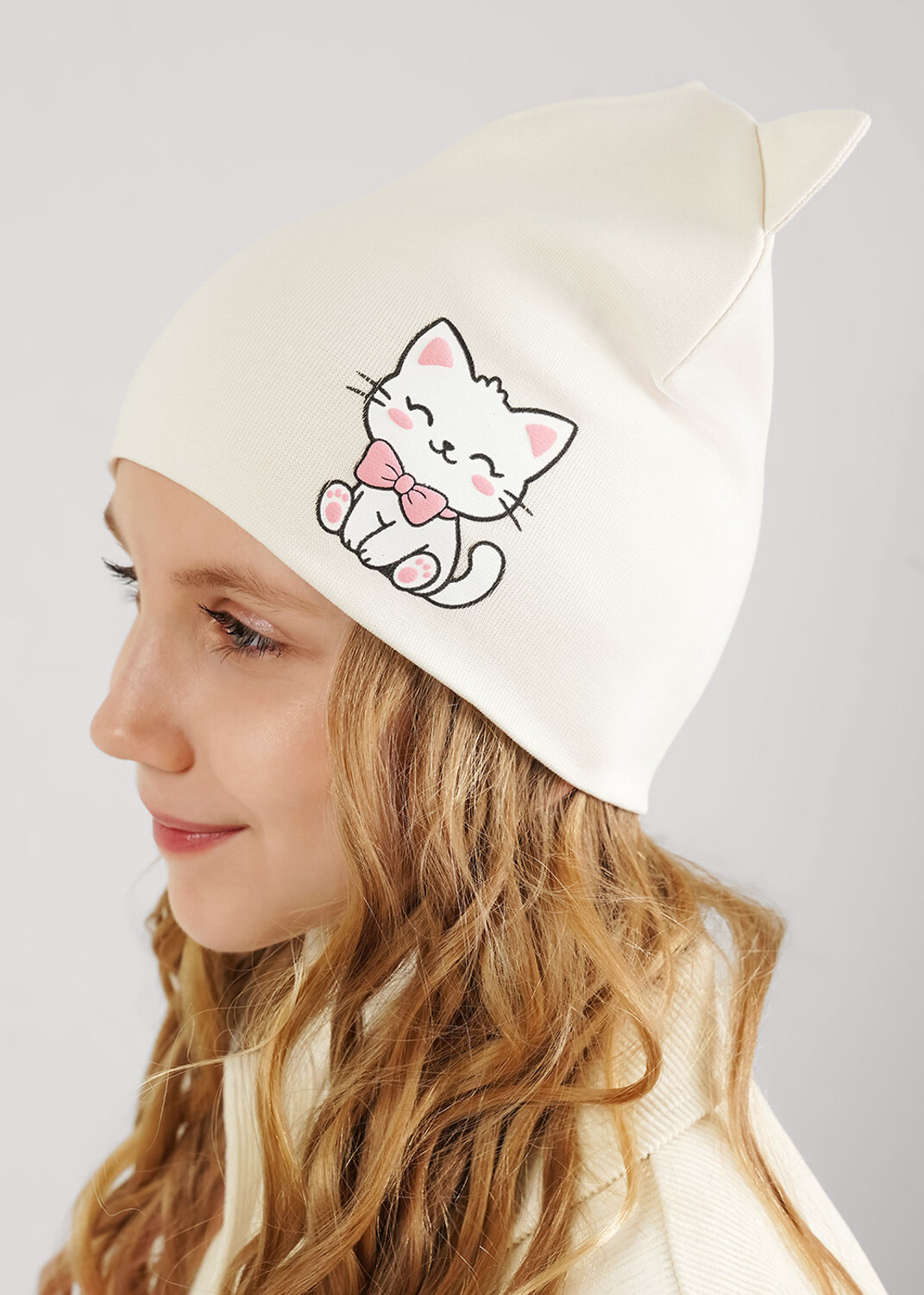 CLEVER Шапка 588945 566333/1рп молочный