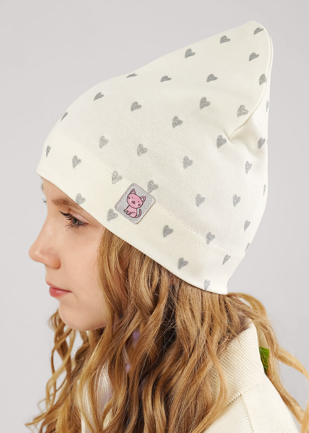 CLEVER Шапка 588948 566608/1рп молочный