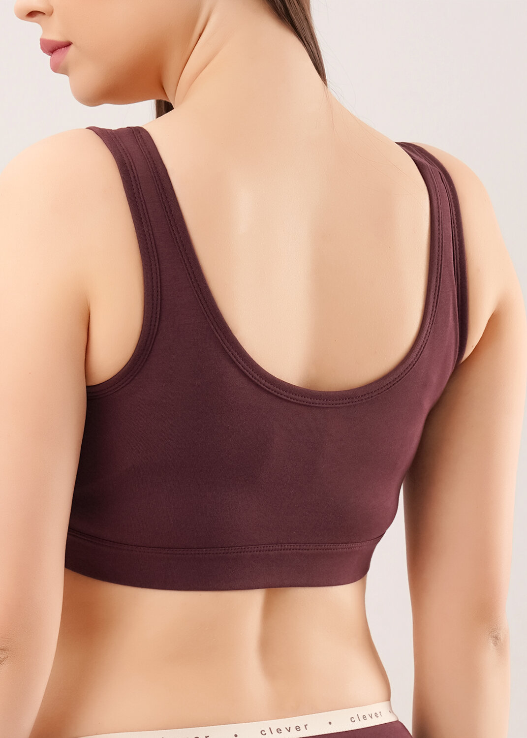 CLEVER Майка 588968 LT15-1206 т.коричневый