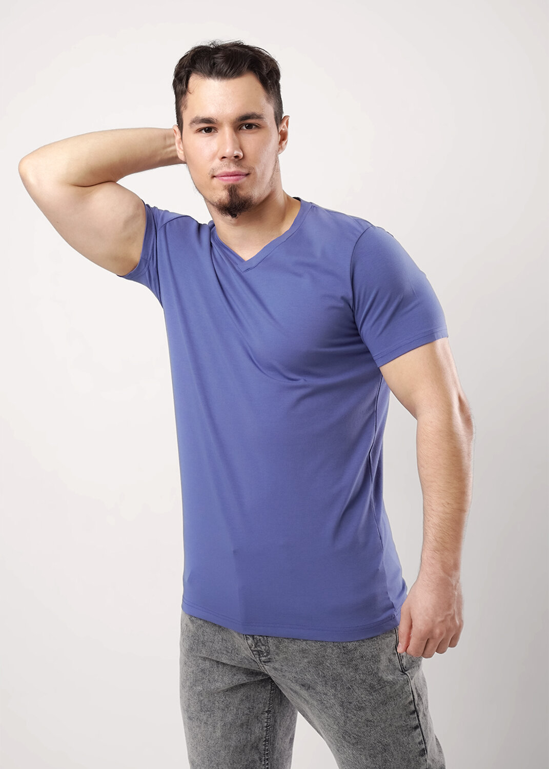 CLEVER Фуфайка 588988 600431г. джинсовый