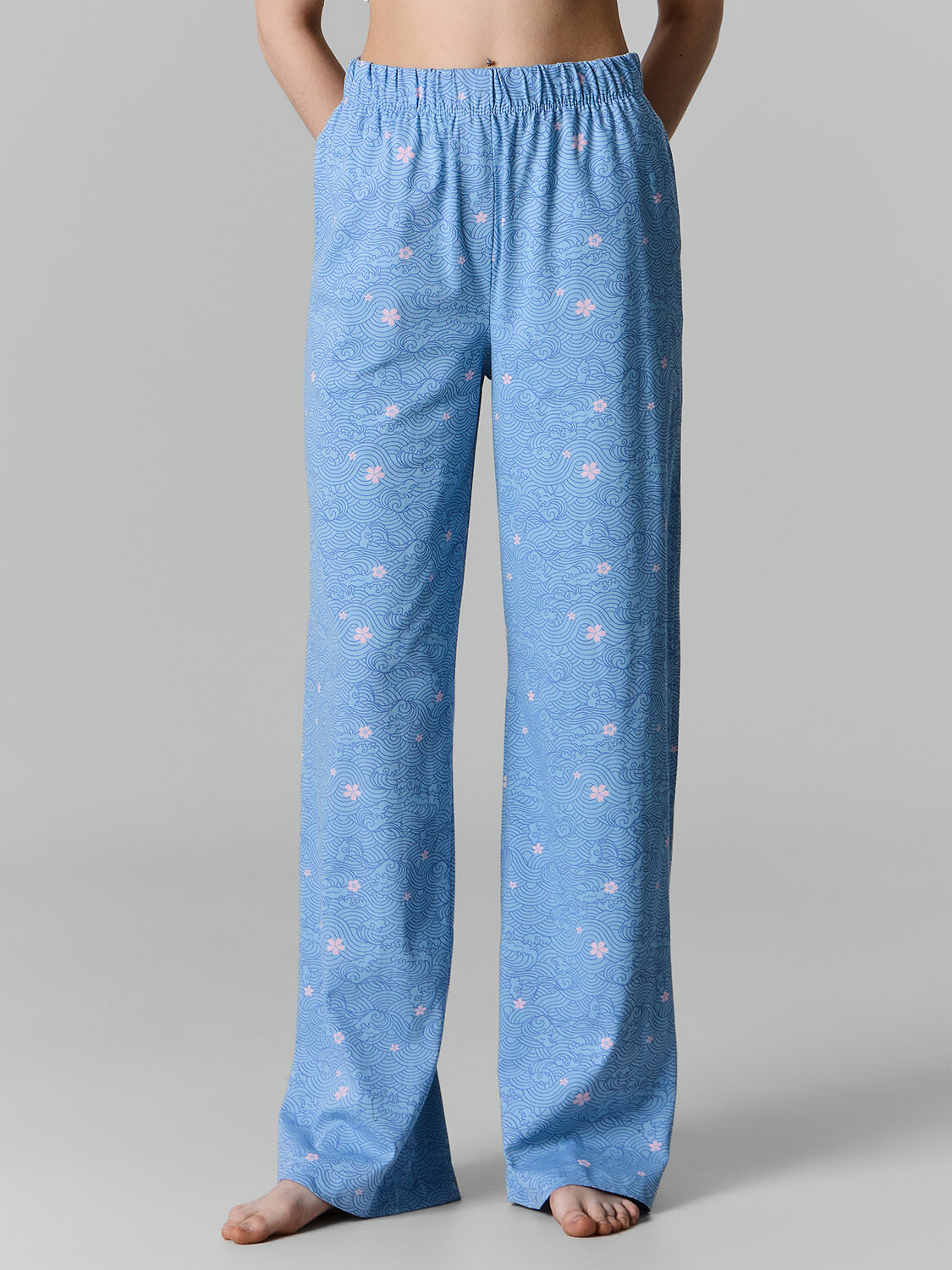 MARK FORMELLE Брюки 588999 532524-1 волны на голубом