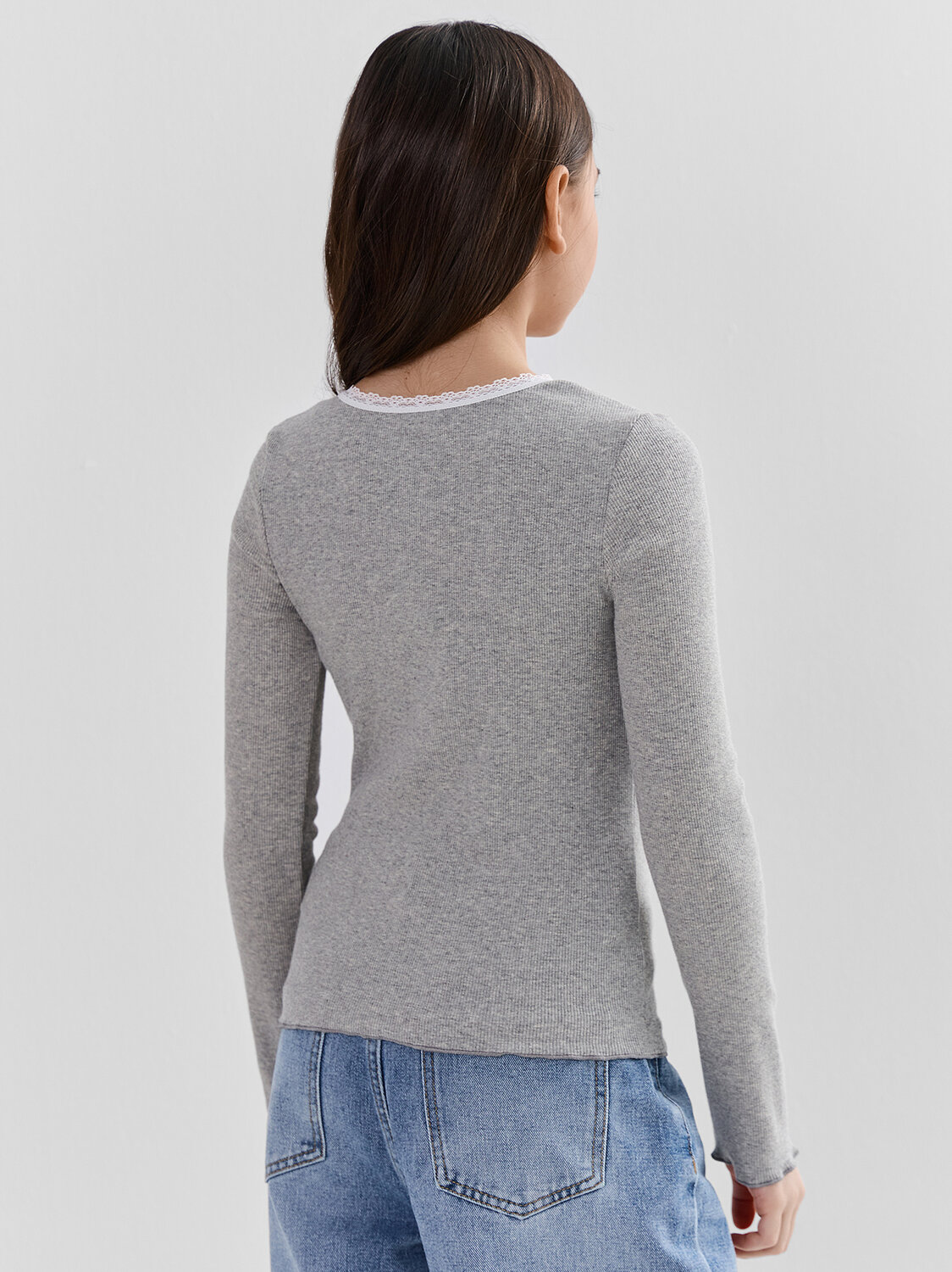 MARK FORMELLE Лонгслив 589027 127988 серый меланж