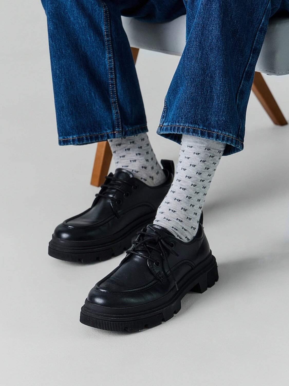 MARK FORMELLE Мужские носки 589039 017K-3047 св.серый меланж