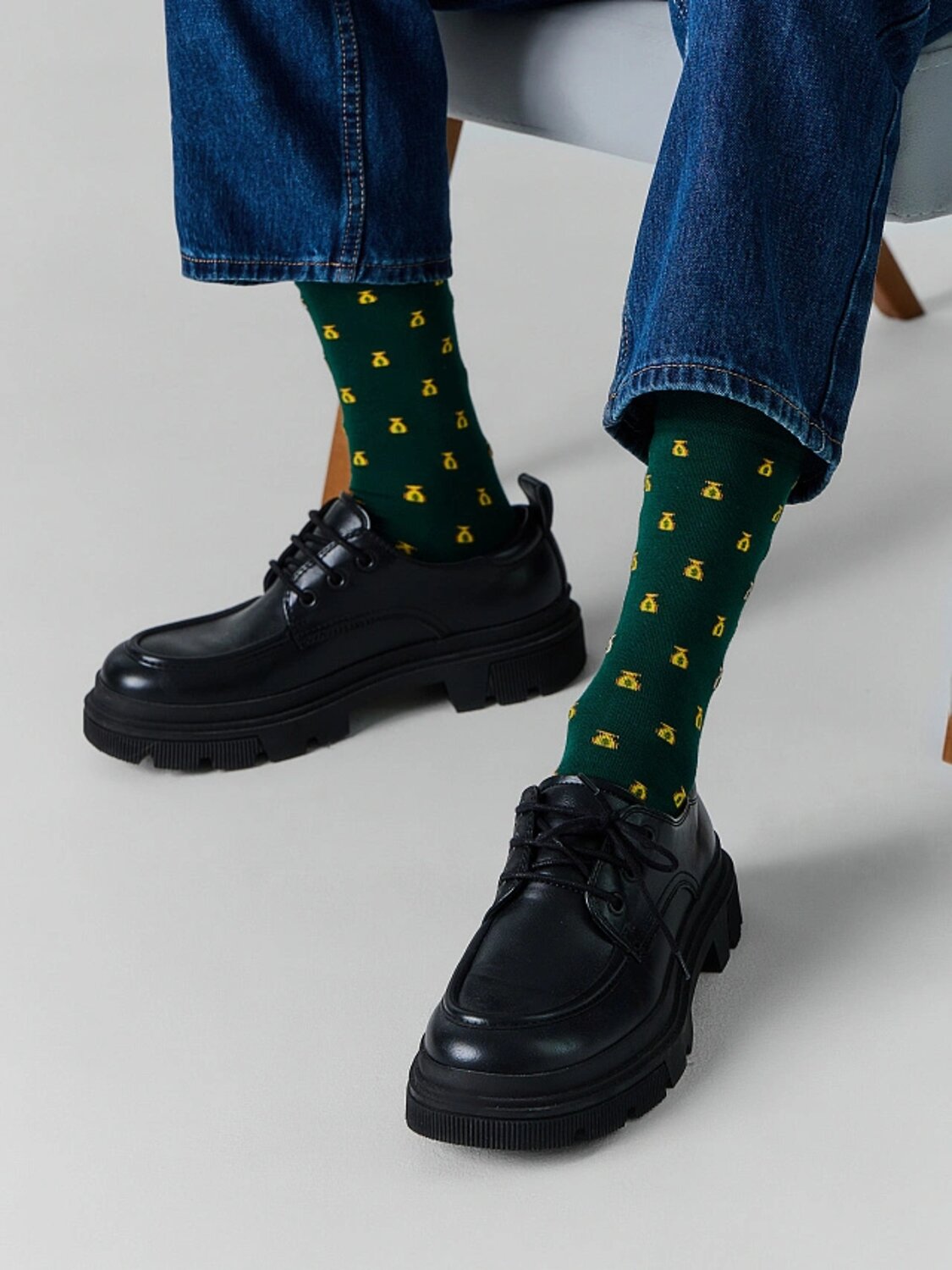 MARK FORMELLE Мужские носки 589040 017K-3486 хвойный