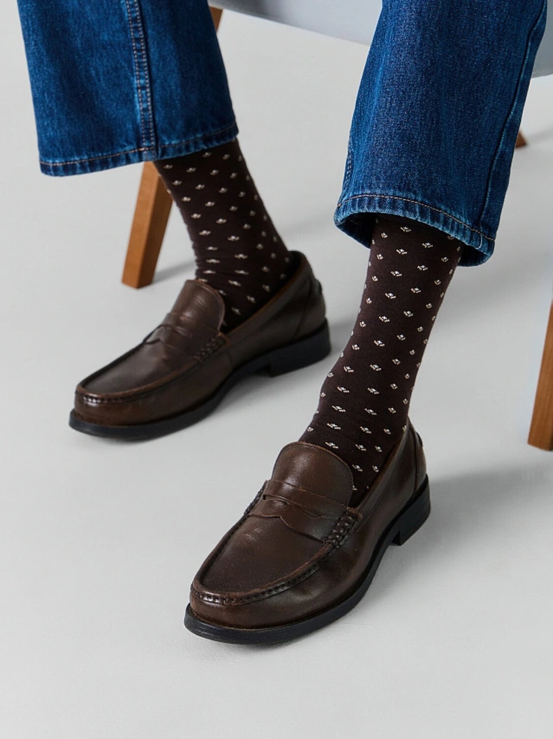 MARK FORMELLE Мужские носки 589041 017K-3488 т.коричневый