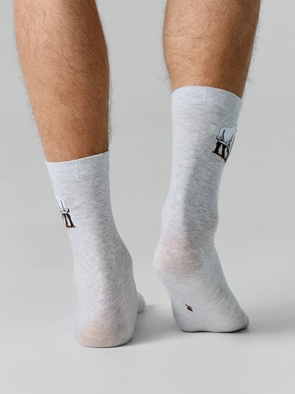 MARK FORMELLE Мужские носки 589043 017K-3555 св.серый меланж