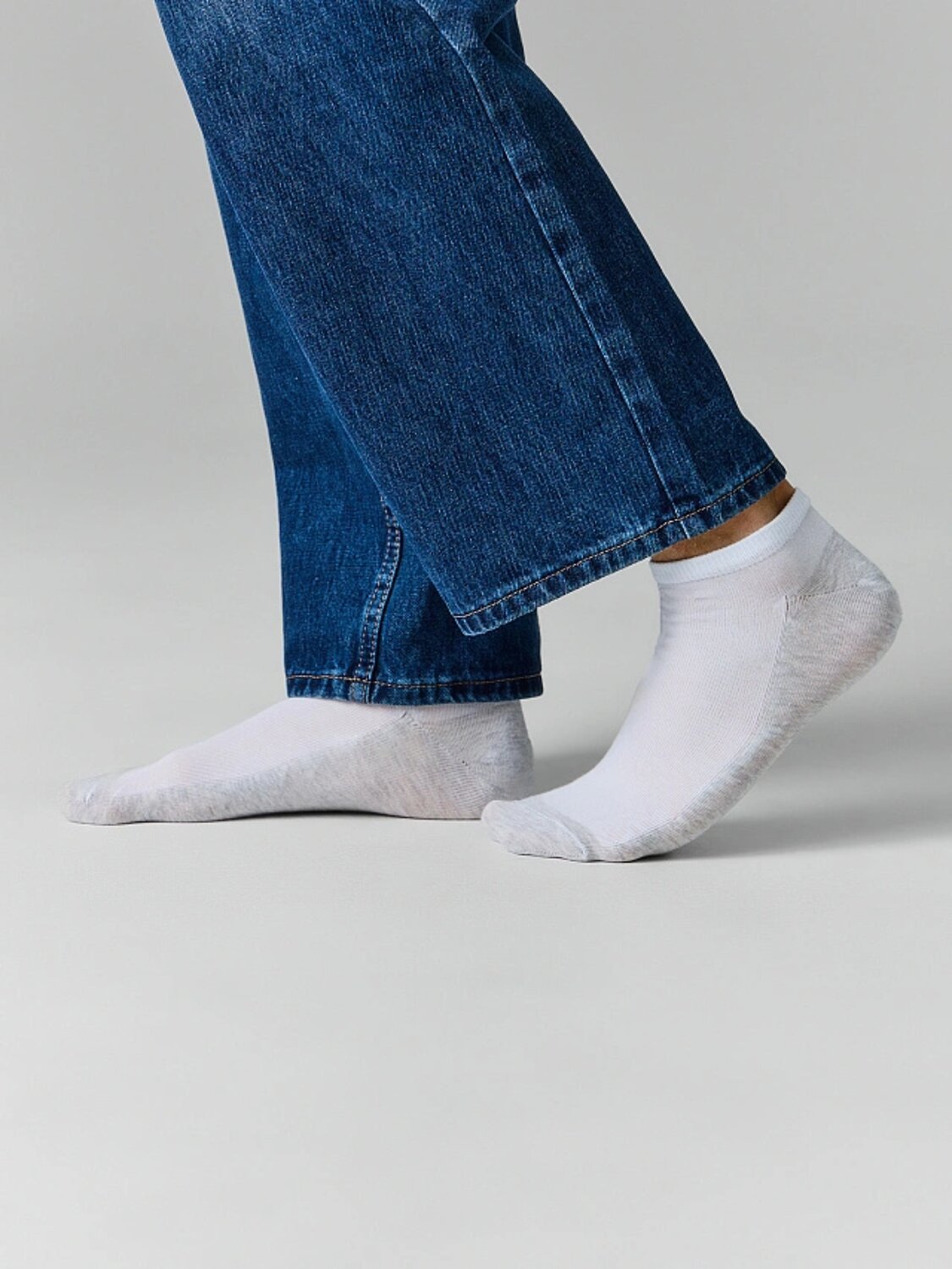 MARK FORMELLE Мужские носки 589048 104A-3091 белый /св.серый меланж