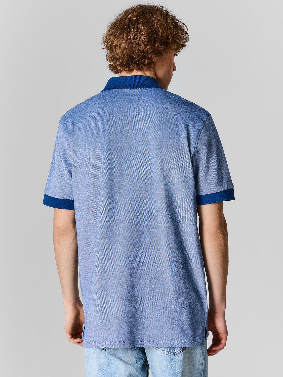 MARK FORMELLE Поло 589056 111850/1 двухцветный голубой