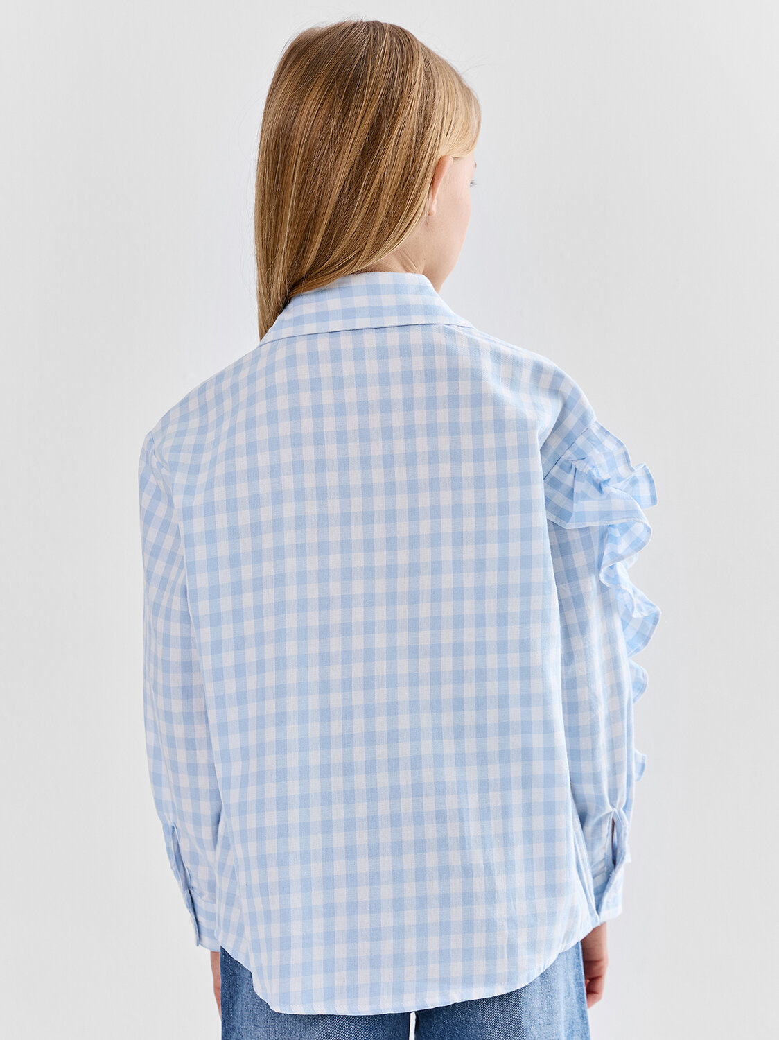 MARK FORMELLE Рубашка 589058 127997 голубая клетка