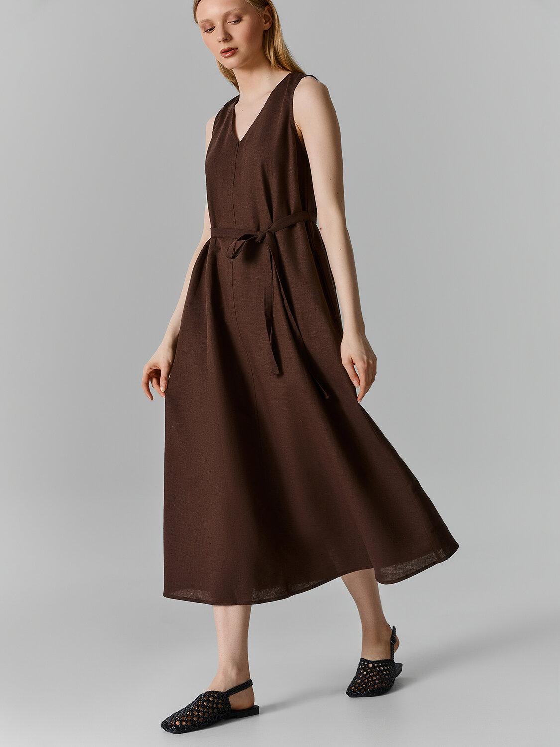 MARK FORMELLE Сарафан 589064 152445 кофейное зерно