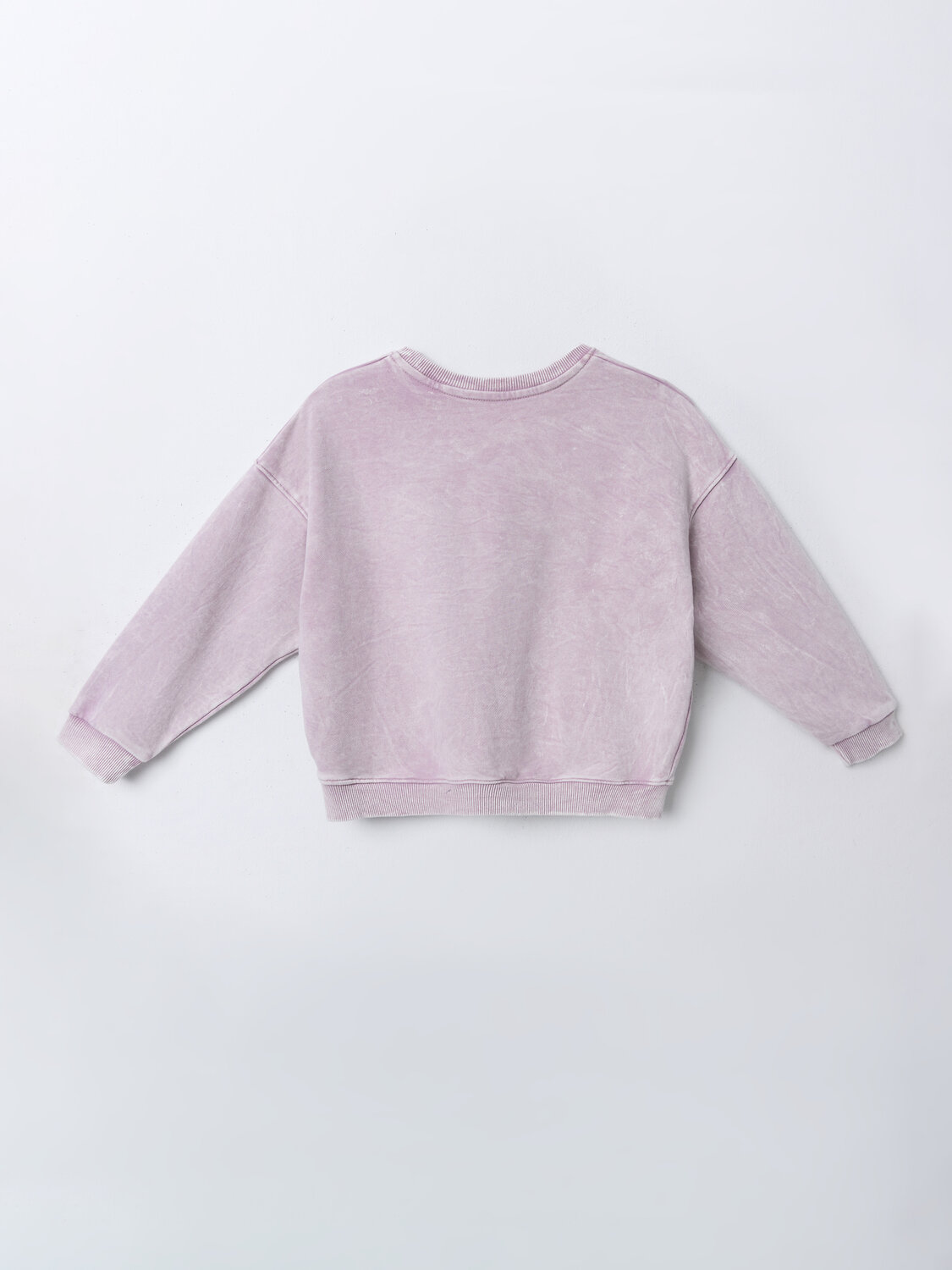 MARK FORMELLE Свитшот 589065 127993 ACID WASH сиреневый +печать