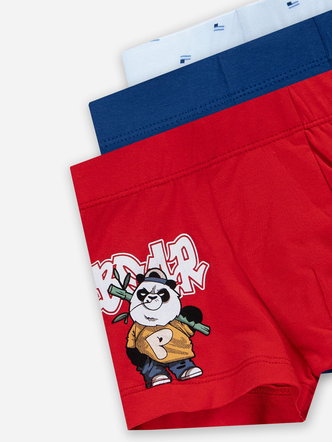 MARK FORMELLE Трусы 589089 413352-3 огненный красный +геометрия на голубом небе  +синий