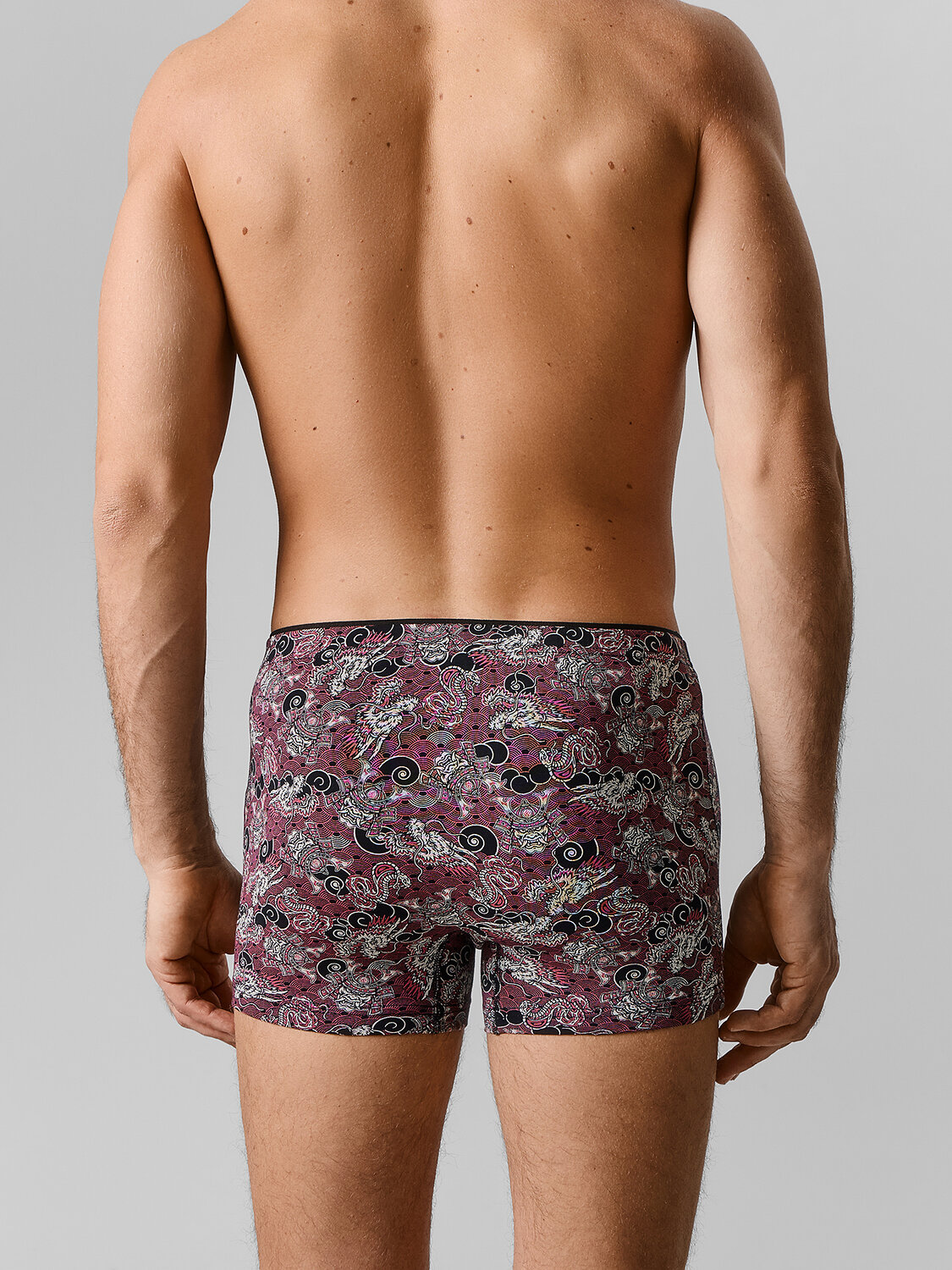 MARK FORMELLE Трусы 589136 411134 японский паттерн на бордовом