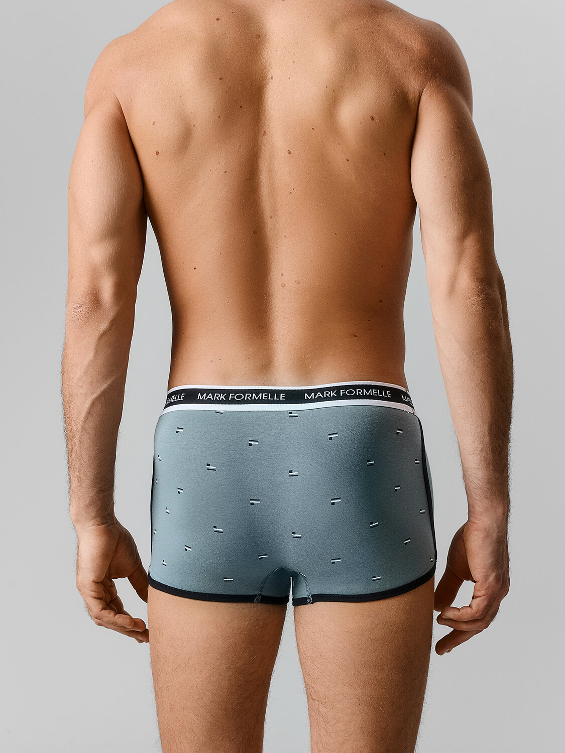 MARK FORMELLE Трусы 589148 411165-2 узор на бризе +серый меланж