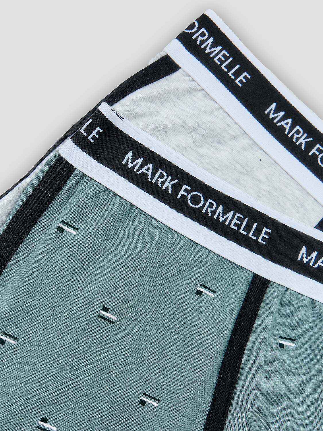 MARK FORMELLE Трусы 589148 411165-2 узор на бризе +серый меланж