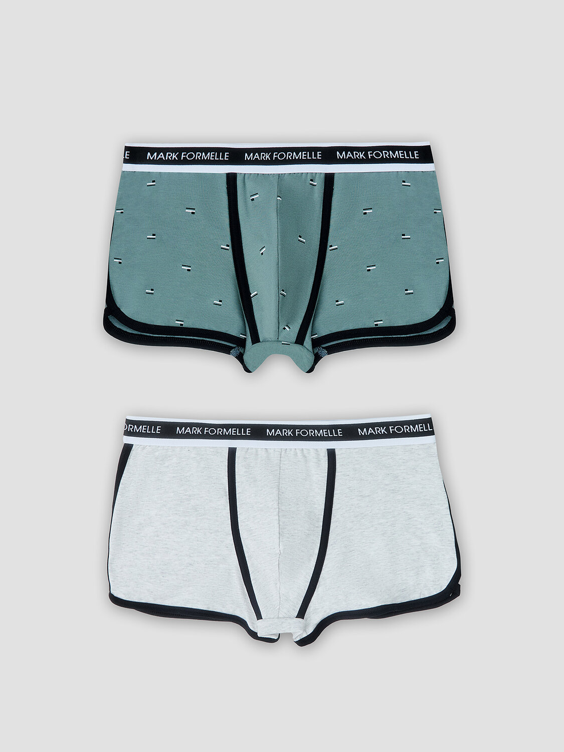 MARK FORMELLE Трусы 589148 411165-2 узор на бризе +серый меланж