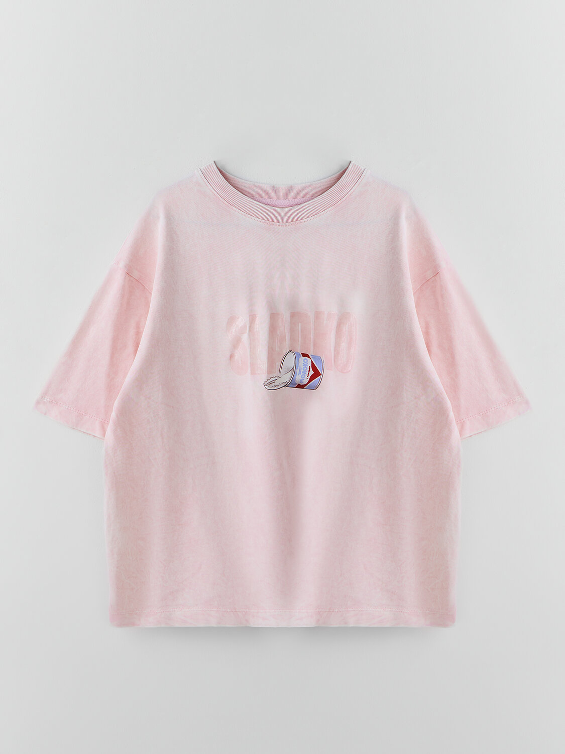 MARK FORMELLE Футболка 589169 112961 ACID WASH бл.сиреневый +печать