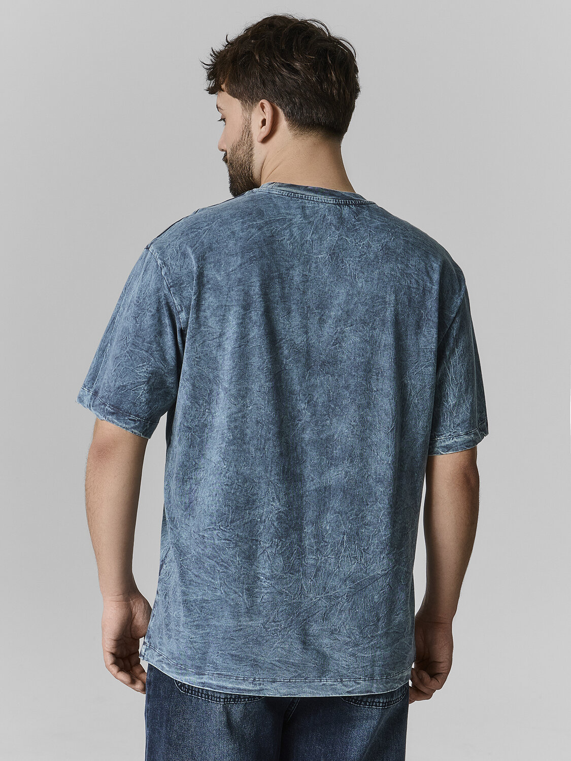 MARK FORMELLE Футболка 589177 111858 ACID WASH графит +печать