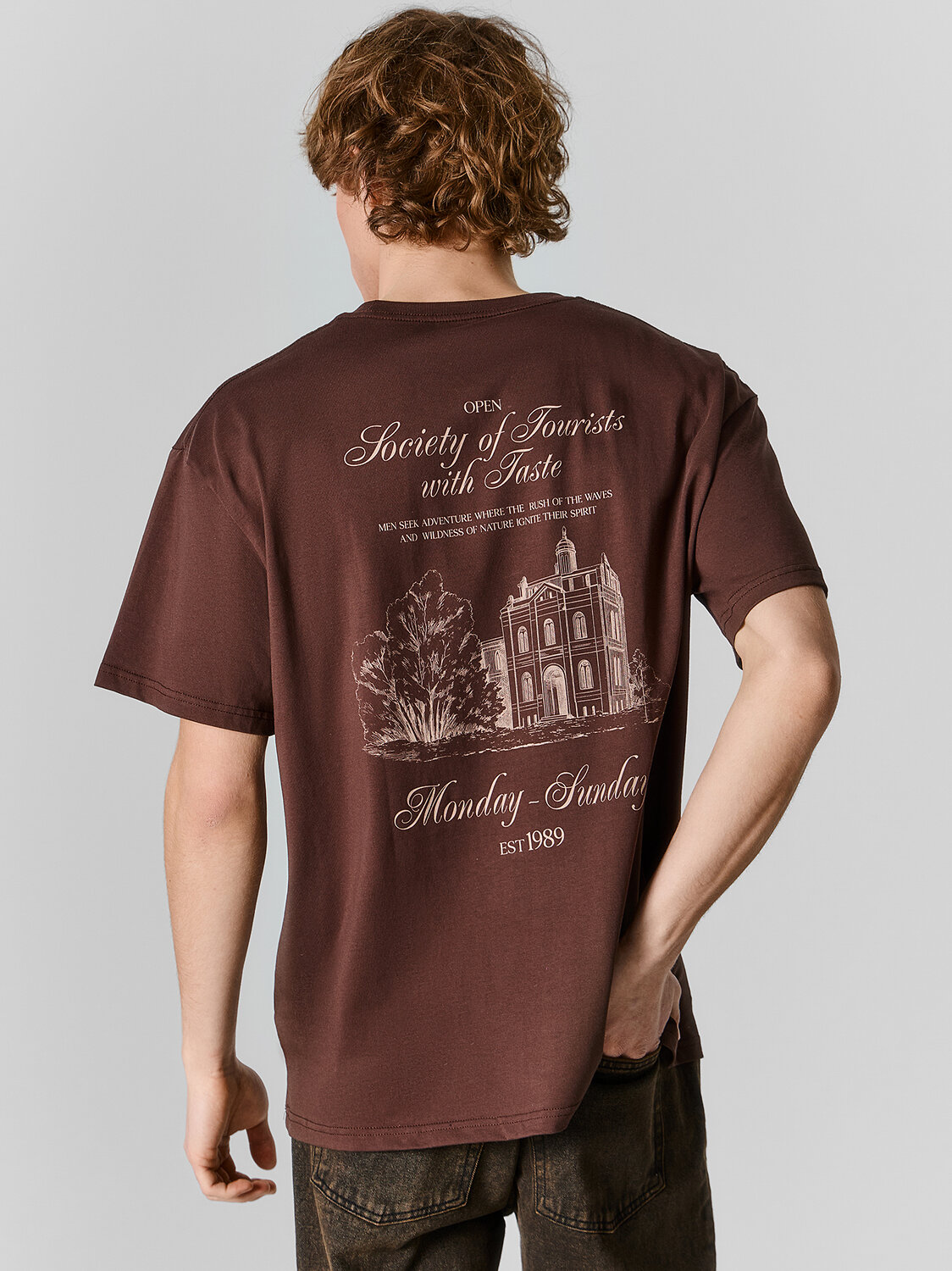 MARK FORMELLE Футболка 589180 111928 кофейное зерно +печать