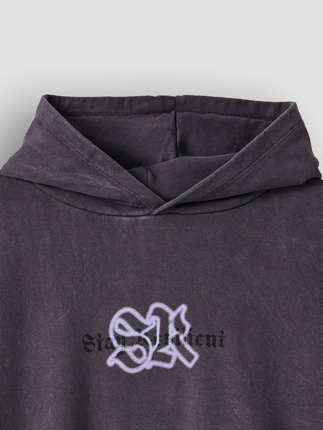 MARK FORMELLE Худи 589184 123445 ACID WASH графит +печать