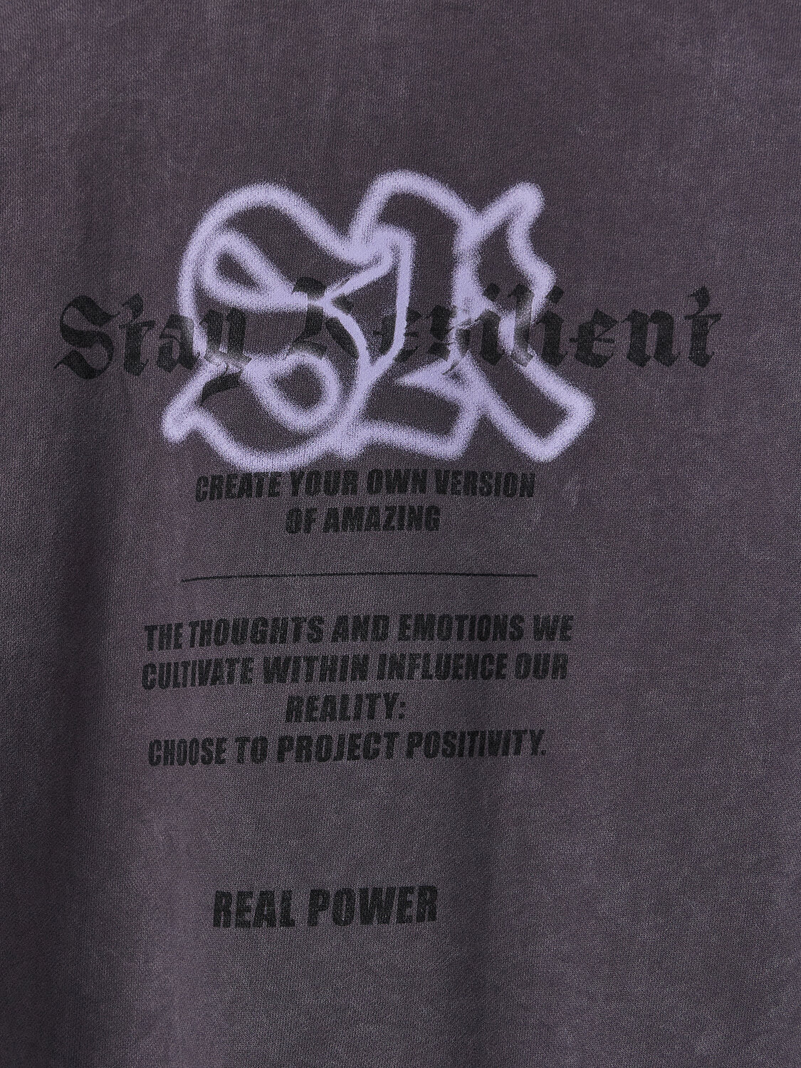 MARK FORMELLE Худи 589184 123445 ACID WASH графит +печать