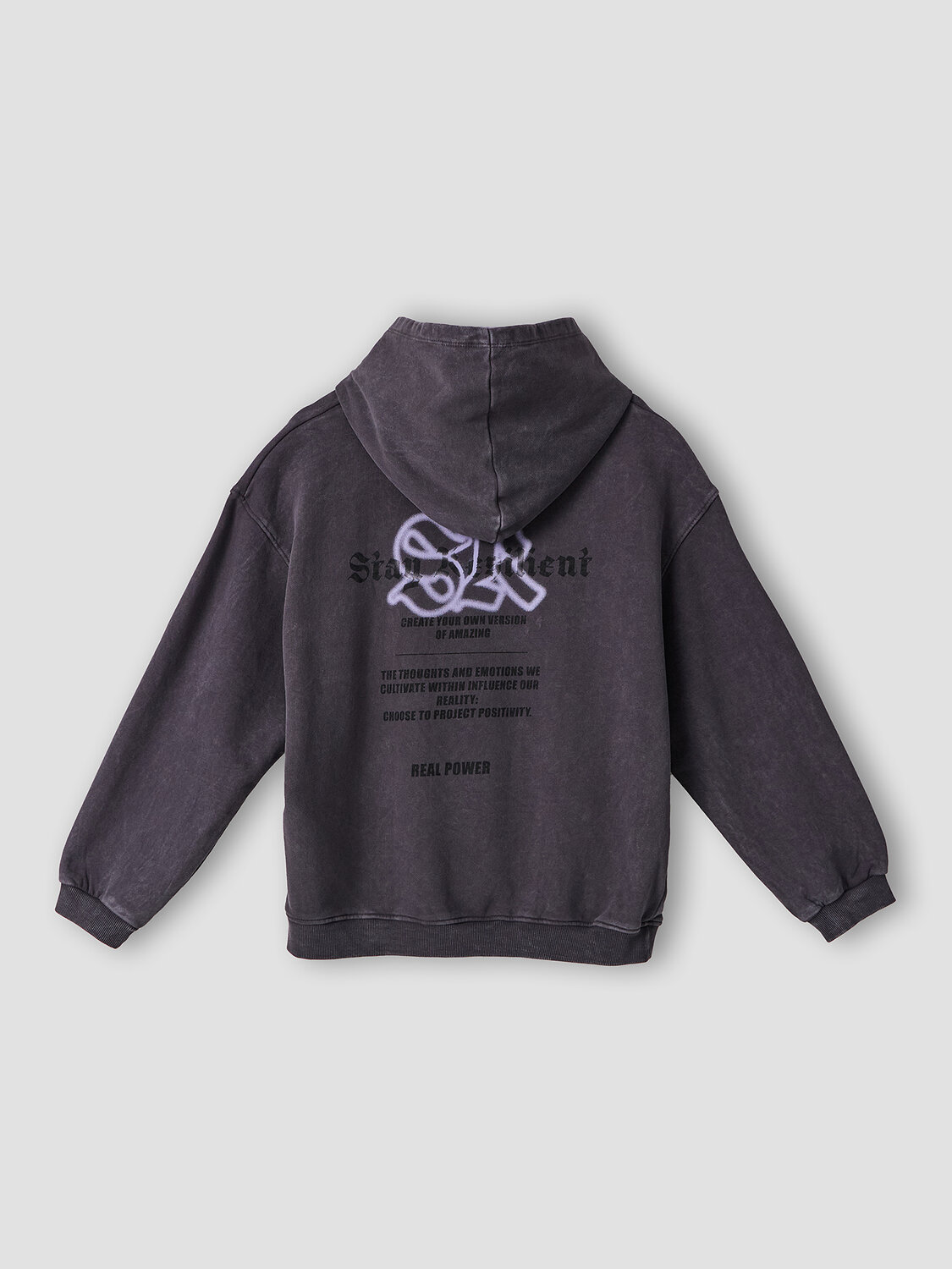 MARK FORMELLE Худи 589184 123445 ACID WASH графит +печать