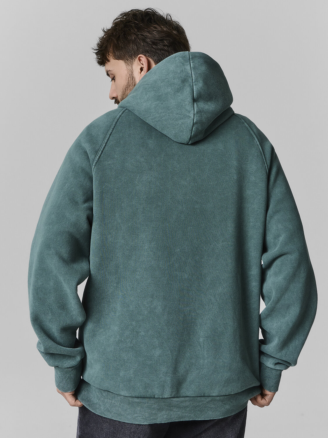 MARK FORMELLE Худи 589186 121825 ACID WASH травяной1 +печать