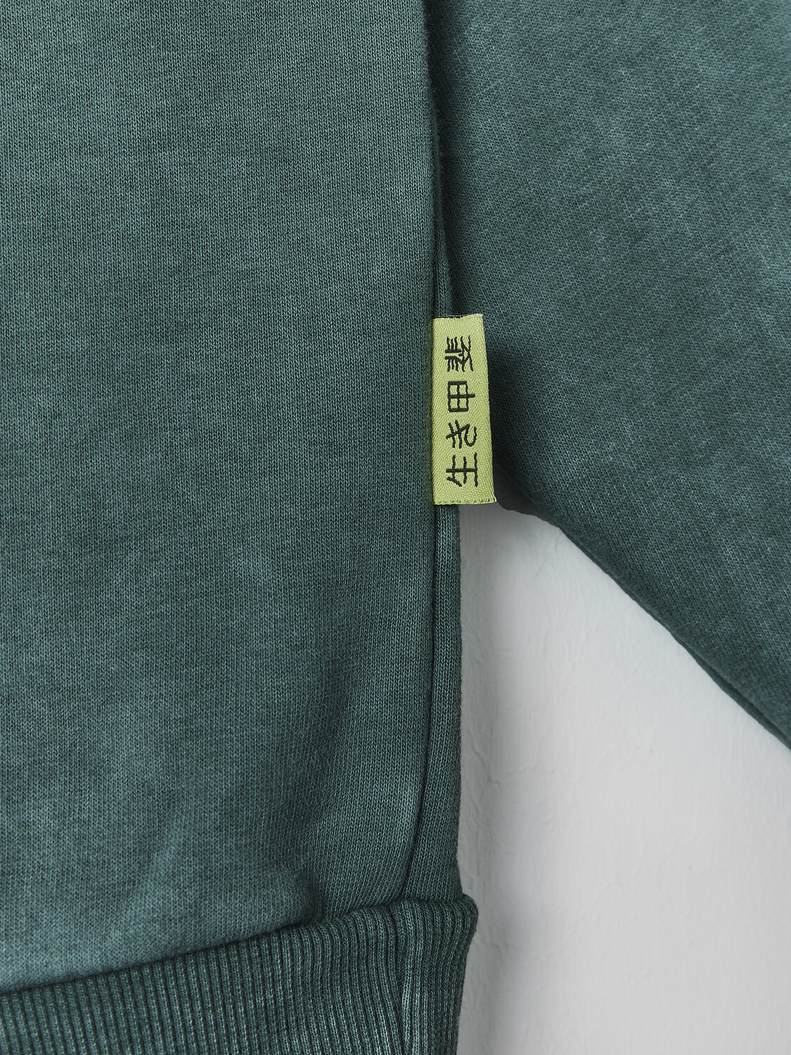 MARK FORMELLE Худи 589186 121825 ACID WASH травяной1 +печать