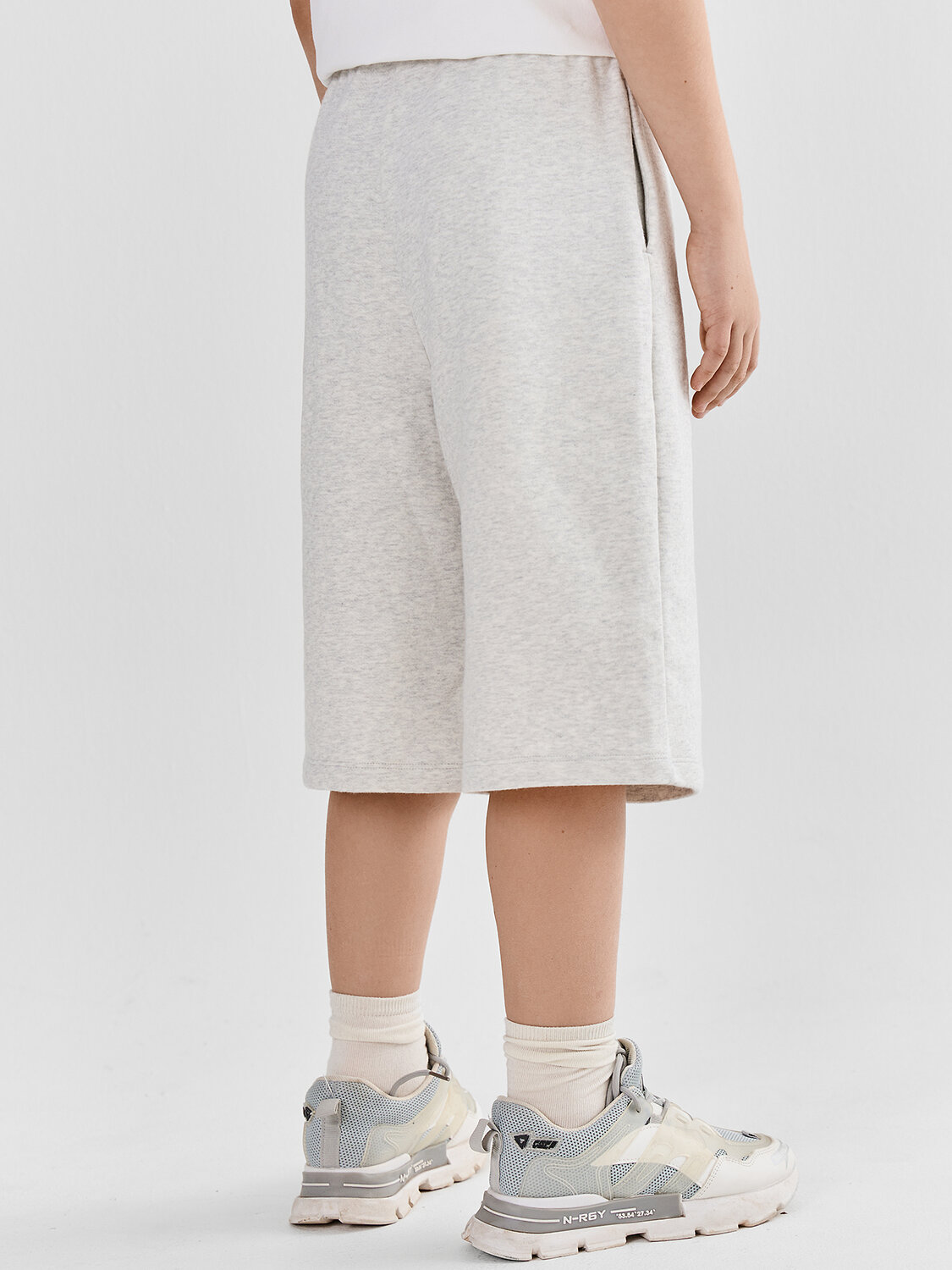 MARK FORMELLE Шорты 589193 133355 серый меланж+печать