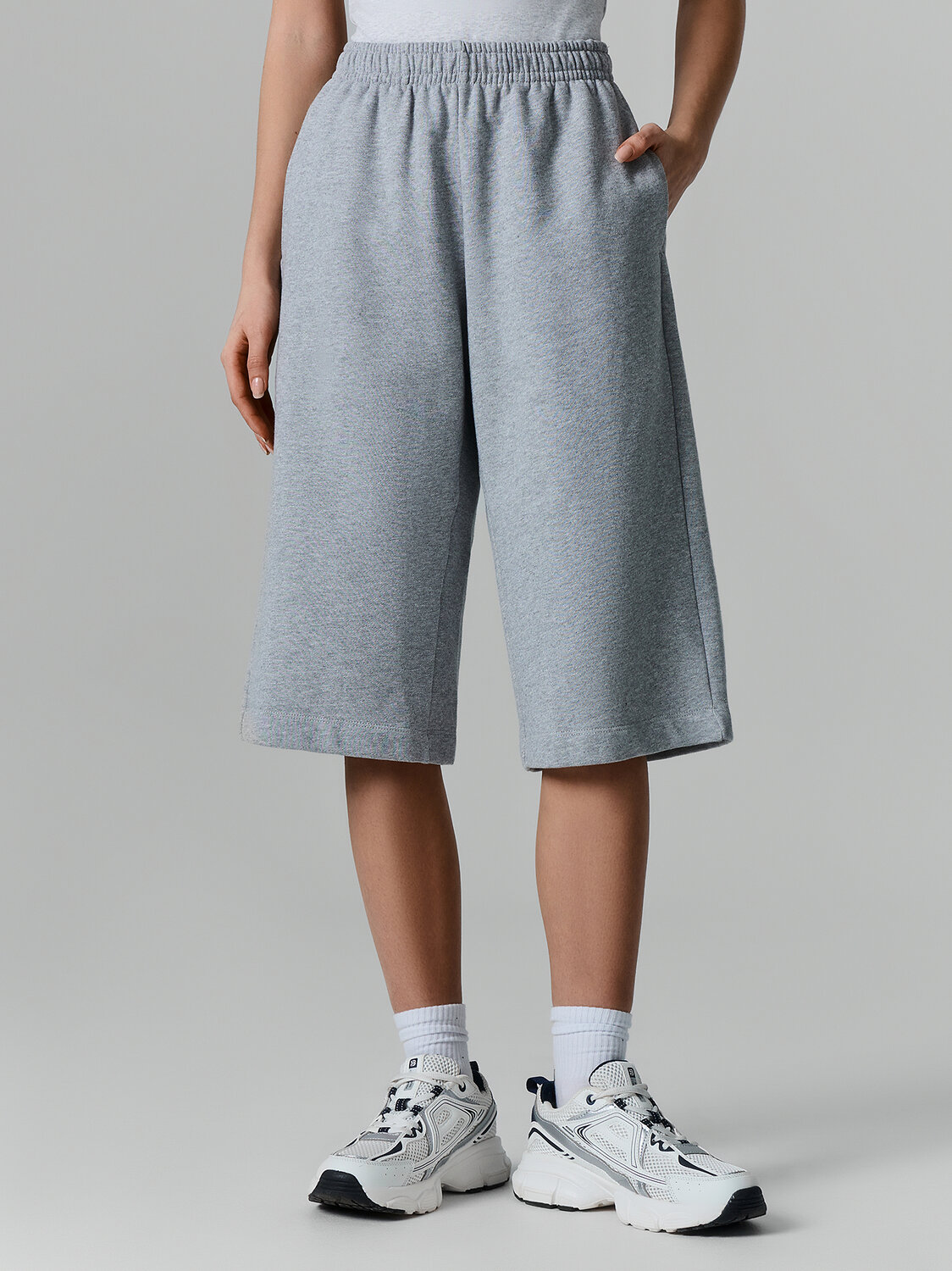 MARK FORMELLE Шорты 589198 132374-1 серый меланж